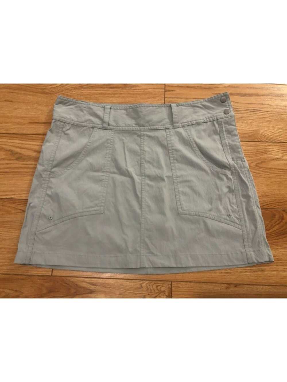 Merrell Select Wick Tennis Golf Skirt Womens Size 8 (32) Gray Nylon Sporty EEUC
